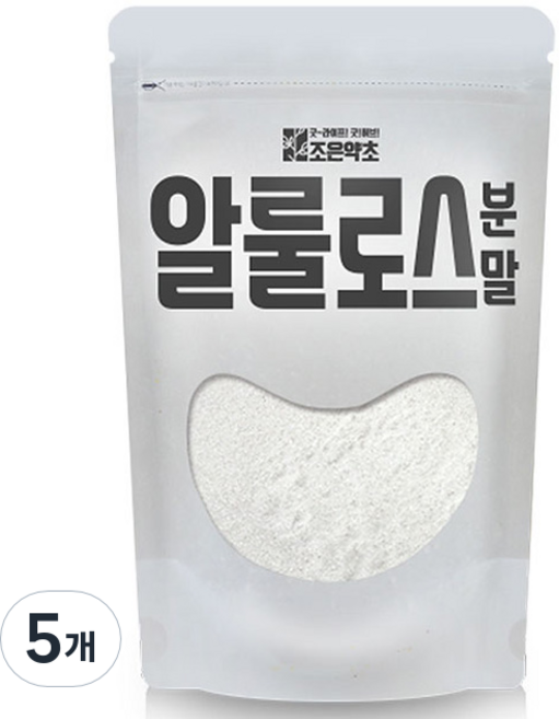 조은약초 알룰로스 분말, 800g, 5개