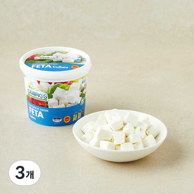 오미로스 페타치즈 큐브, 150g, 3개, 1개입