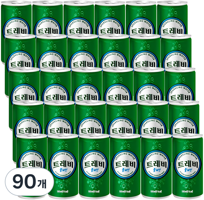 트레비 플레인, 190ml, 90개