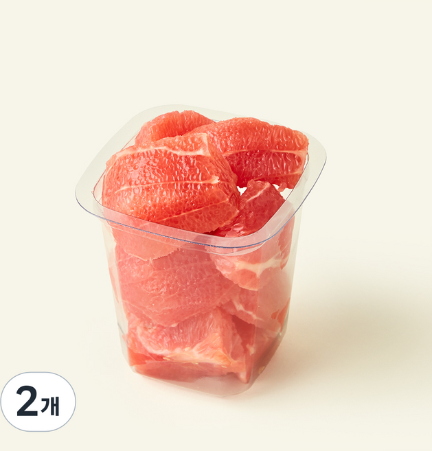 과일친구들 농협 껍질없는 자몽, 300g, 2개, 1개입