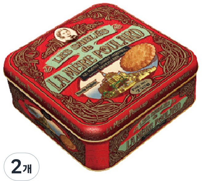 라메르폴라르 샤브레 쿠키 틴, 250g, 2개