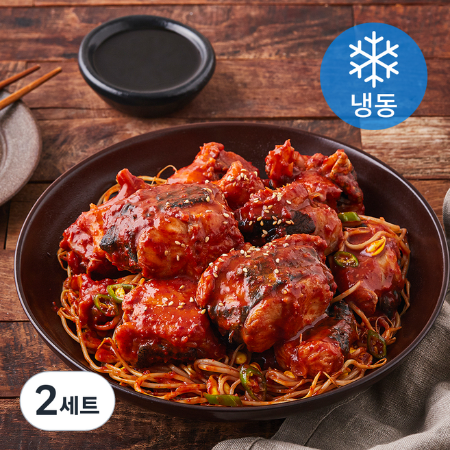 THE푸짐한 아귀많이 아귀찜 1400g + 소스 300g 세트 (냉동), 2세트