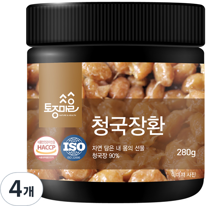 토종마을 국산 청국장환, 4개, 280g