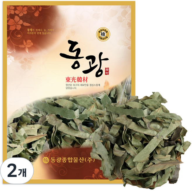 동광종합물산 국내산 시엽 감잎 차, 2개, 600g