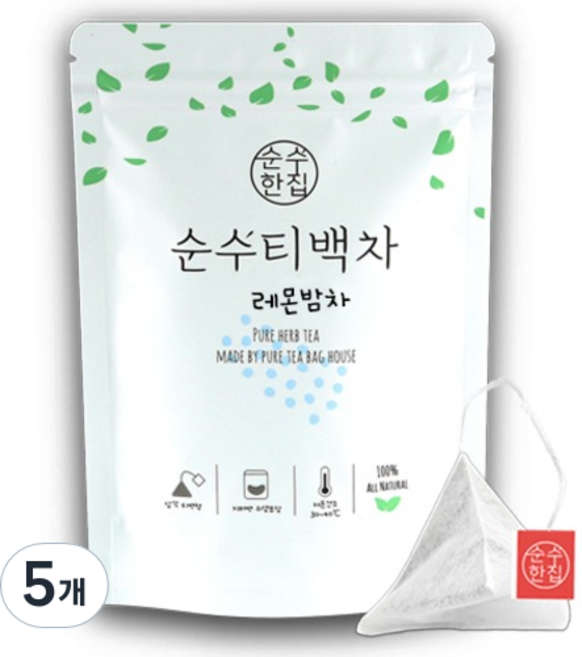 Sunsuhouse 檸檬香蜂草茶包, 0.7g, 10入, 5個