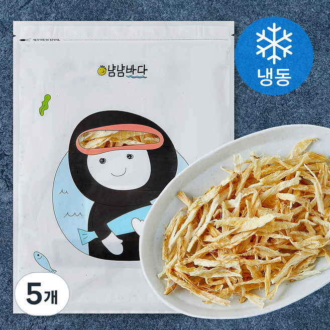 냠냠바다 부드러운 황태속살채 (냉동), 5개, 100g