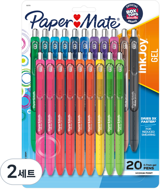 Paper Mate Inkjoy 凝膠筆 0.7mm 20色