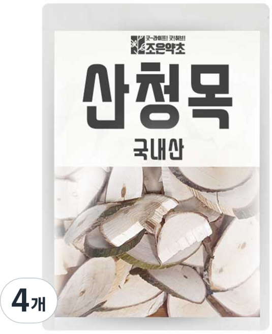 조은약초 산청목 벌나무, 600g, 4개