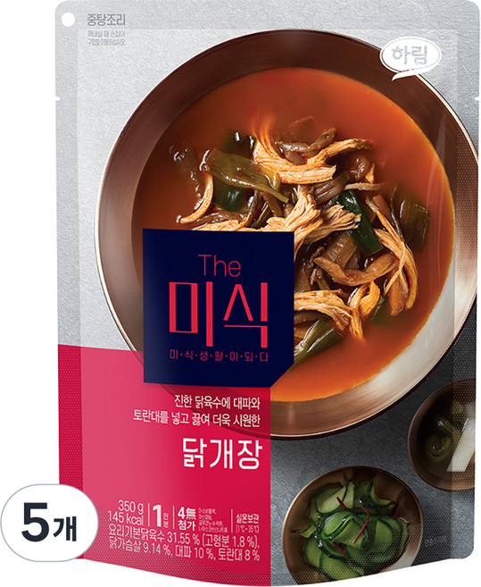 더미식 닭개장, 350g, 5개
