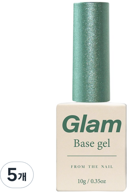 FROM THE NAIL GLAM 底層凝膠, 5個, 透明, 10g