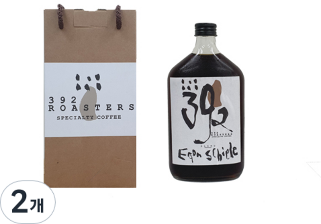 392로스터스 콜드브루 에곤 쉴레 더치커피, 450ml, 2개, 1개입