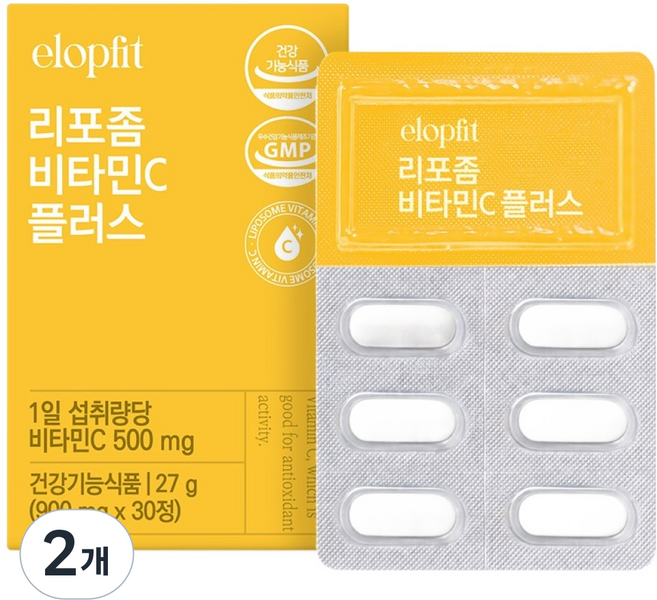Iropfit 脂質體維他命C Plus 27g, 2個, 30錠