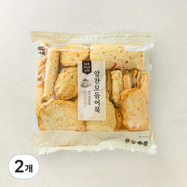삼진어묵 알찬 모듬어묵, 2.356kg, 2개