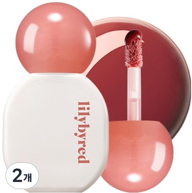 lilybyred 糖衣包覆唇釉光澤, 2個, 02 無花果焦糖