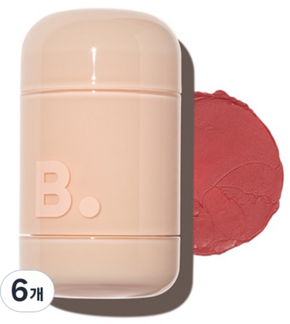 바닐라코 로맨틱 블러쉬 립 앤 치크 3.7g, 19 블렌디드, 6개