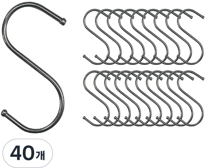 월드크린 S고리 일체형 중, 40개
