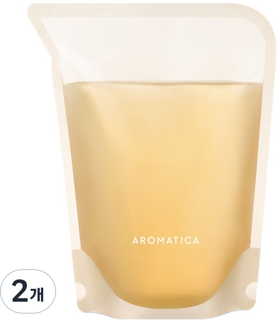 AROMATICA 檸檬草防落髮護理洗髮精補充包, 500ml, 2個