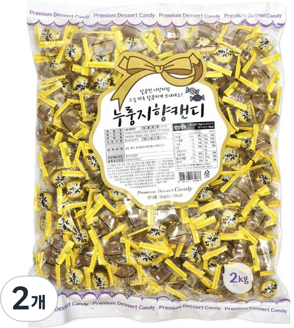 ShinHwaDang 鍋巴香糖果, 2kg, 2個