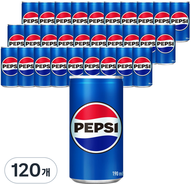 펩시 콜라, 190ml, 120개
