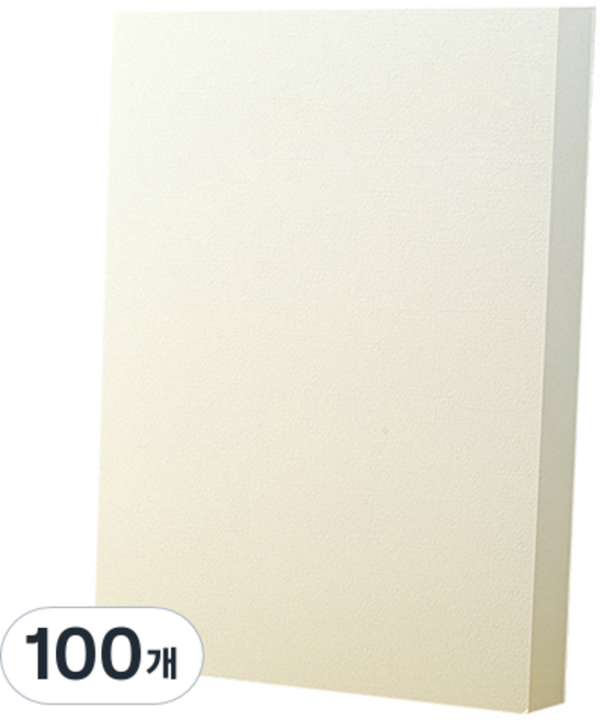 두꺼운 색 납 도화지 05 오일 파스텔 특수 용지 A4, 100개