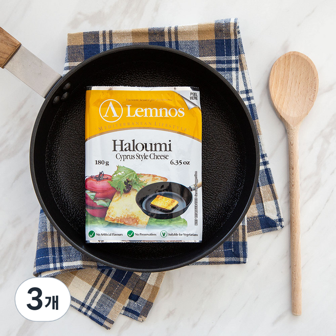 램노스 할로미치즈, 180g, 3개