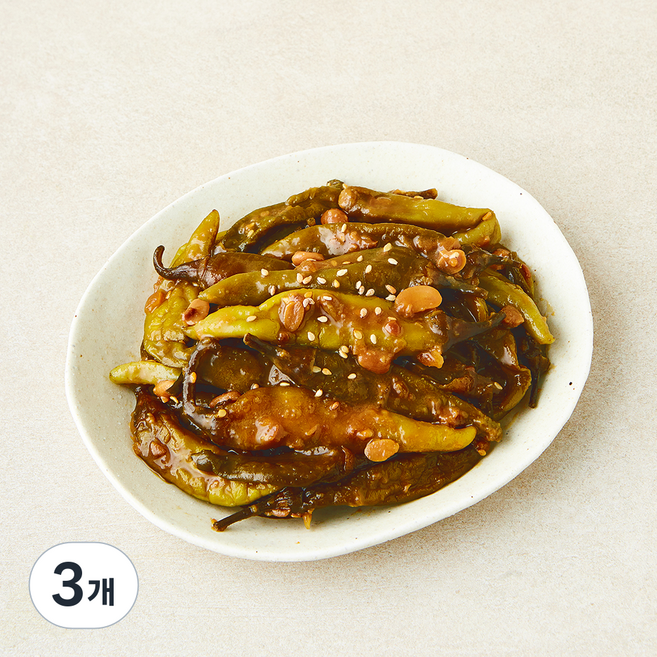 순봉이네부뚜막 된장고추, 200g, 3개