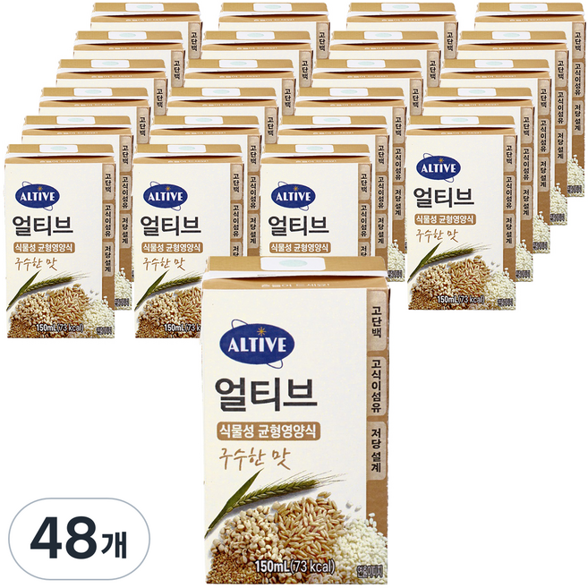 얼티브 균형영양식 구수한맛, 48개, 150ml