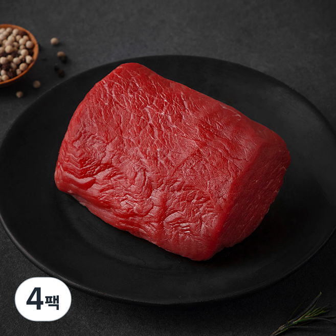 호주산 우안심 스테이크용 (냉장), 300g, 4팩