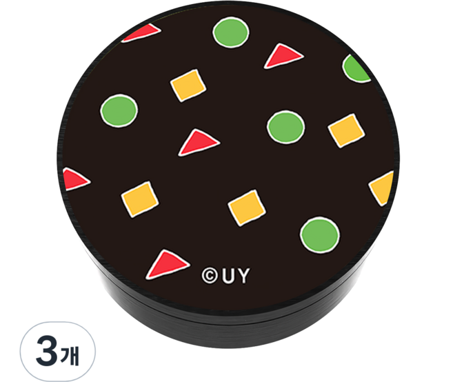 벨르아망 짱구는못말려 디자인 차량용 방향제, 3개, 블랙잠옷패턴 화이트 머스크