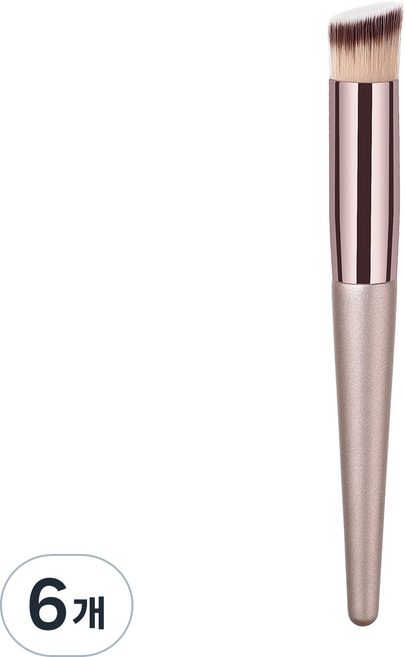 블링앤수 메이크업 파운데이션 브러쉬 BRISH09507, 골드, 6개