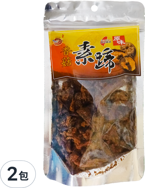 天素食品 原味香菇素蹄, 160g, 2包