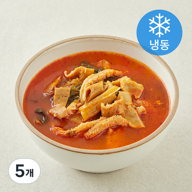 백제원 진한 사골 전통 소내장탕 (냉동), 5개, 650g