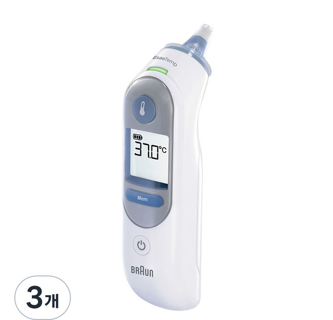BRAUN 귀적외선 체온계 IRT6510, 3개