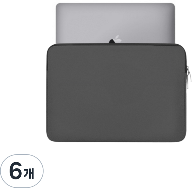 모아브 노트북 파우치, 그레이, 6개