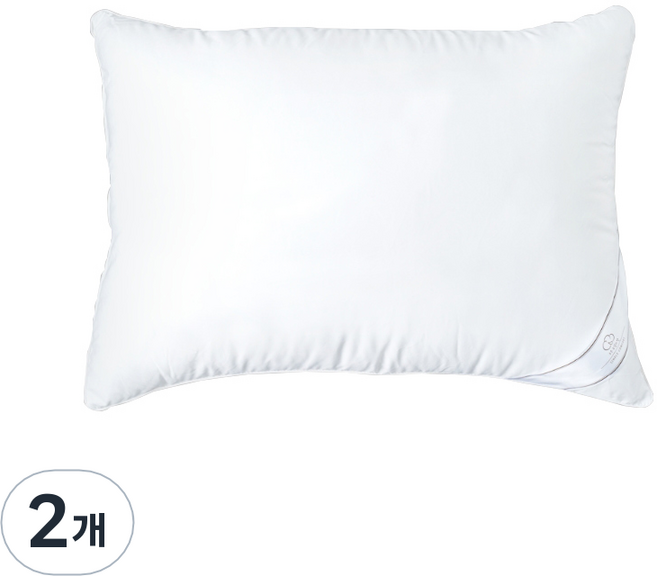 모든 요일의 방 마이크로화이버 다운필 초극세사 베개솜, 화이트, 2개