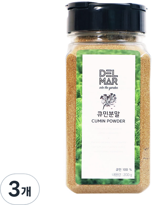 딜리셔스마켓 큐민분, 200g, 3개