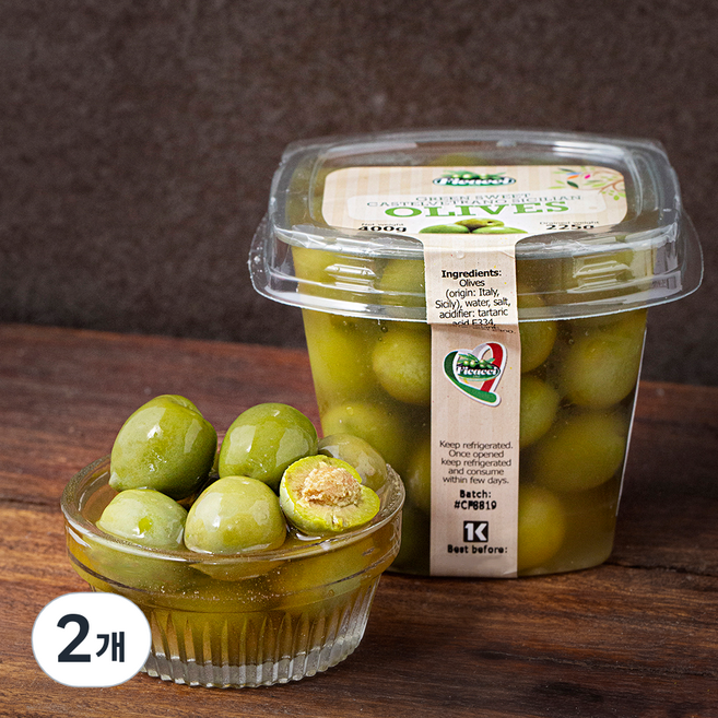 FICACCI 카스텔 베트라노 올리브, 2개, 400g