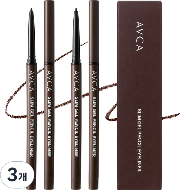 AVCA 極細凝膠眼線膠筆 0.07g x 2入