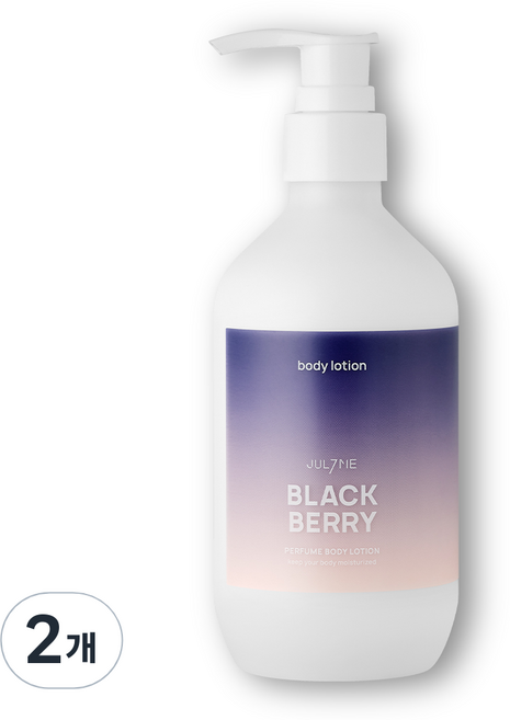 줄라이미 퍼퓸 바디로션 블랙 베리, 2개, 300ml