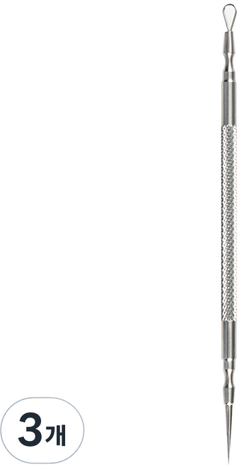 ELLE PARIS 듀얼 팁 압출기, 3개, 실버