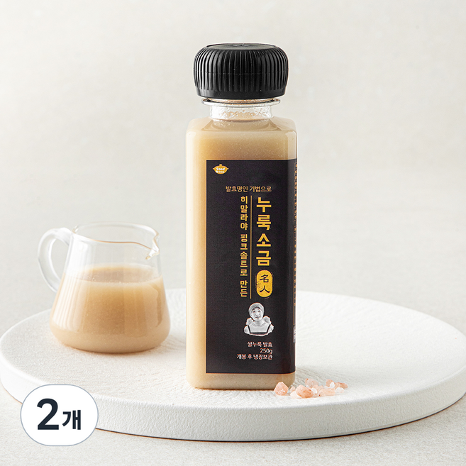 푸드트리 히말라야 핑크솔트 누룩소금, 250g, 2개