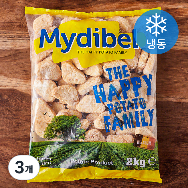 마이디벨 삼각 해쉬브라운 (냉동), 2kg, 3개