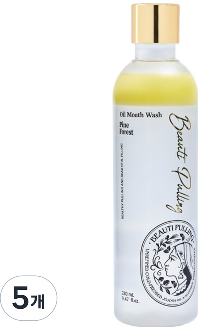 Dongkook 東國製藥 Dentrix 美白淨齒油漱口水 松林, 280ml, 5個
