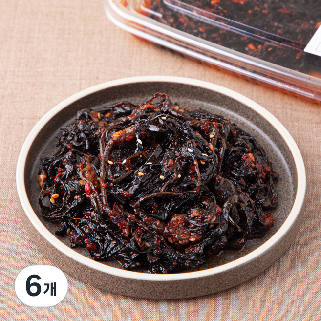 식탁위의사계 고들빼기 장아찌, 180g, 6개