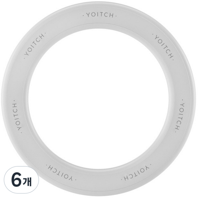 요이치 맥세이프 전기종 호환 기스방지 실리콘 코팅 플레이트 월마운트 AxisM 거치대, 화이트, 6개