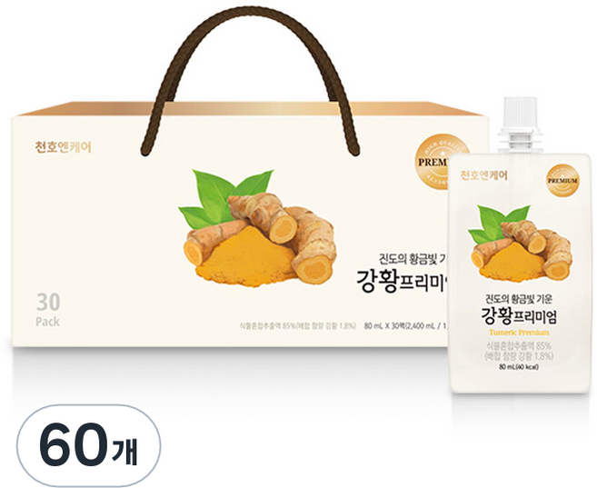천호엔케어 강황즙 프리미엄, 80ml, 60개