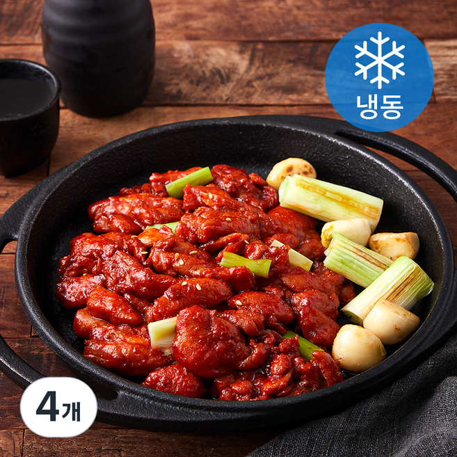 비셰프 직화 닭목살구이 (냉동), 300g, 4개