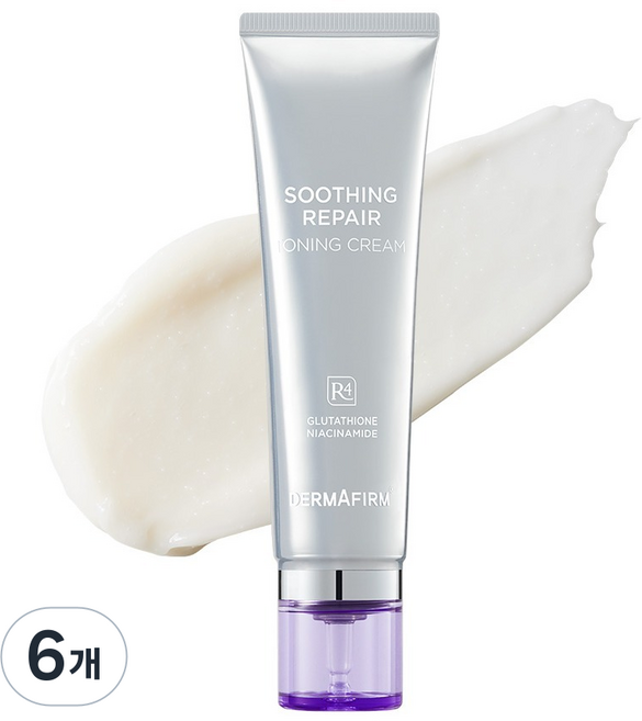 더마펌 수딩 리페어 토닝 크림 R4, 50ml, 6개