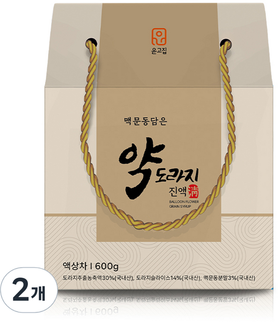 Yungojip 麥門冬藥桔梗濃縮液, 2個, 1入, 600g