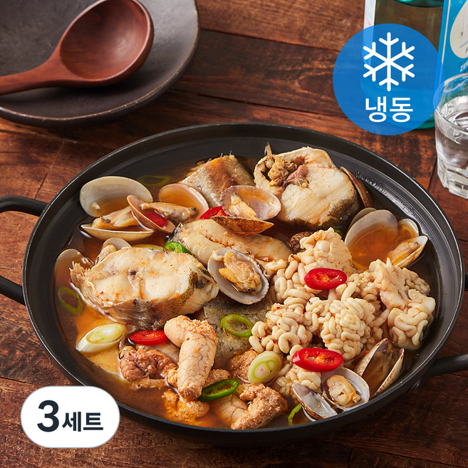the통큰 푸짐한 동태탕 900g + 소스 150g 세트 (냉동), 3세트